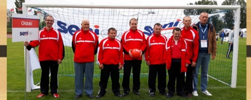 Międzynarodowa Liga Piłki Nożnej Osób Niepełnosprawnych. Udział mieszkańców w zawodach sportowych w Waplewie i Toruniu - czerwiec 2016 r.